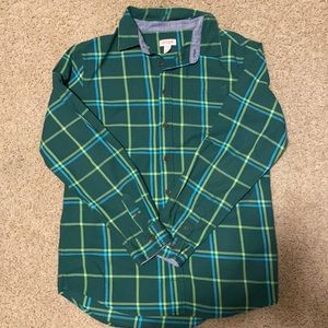 Button down green shirt. Perfect condition.